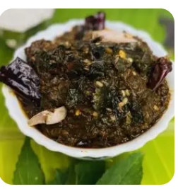Sorrel leaves gongura pickle in andhra cusine